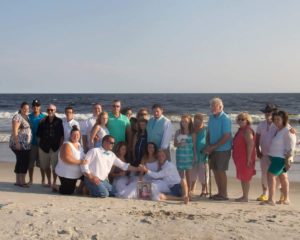 The required family picture after the wedding vowes.